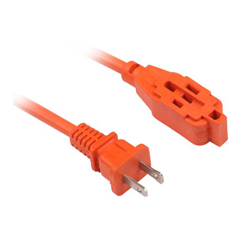 کابل های افزودنی چند خروجی در فضای باز نارنجی روشن با دوشاخه دوشاخه US FP-670,FP-671