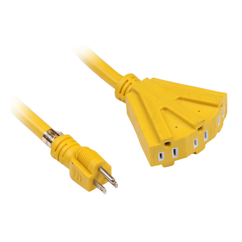 سیم اتصال دوشاخه سنگین ایالات متحده با 3 خروجی FP-674,FP-678