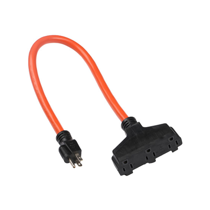 سیم اتصال دوشاخه سنگین ایالات متحده با 3 خروجی FP-674,FP-678